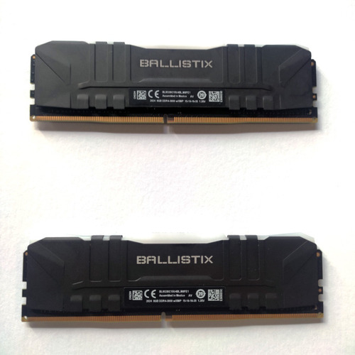 Memoria Ram Kit Crucial Ballistix Rgb 3000mhz Ddr4 16gb