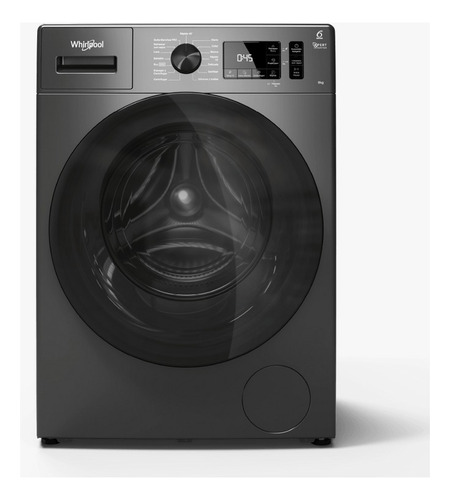Lavarropas Whirlpool Inverter Carga Frontal 9kg Titanium