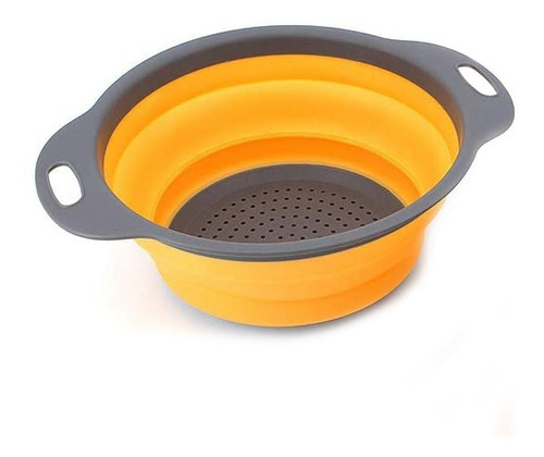 Colador Silicona Redondo Retractil Plegable Laffitte