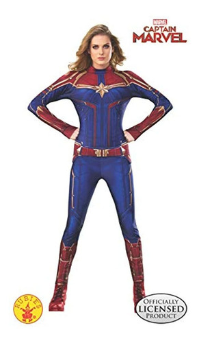 Traje De Capitán Marvel Hero Hero De Rubie Traje Adulto