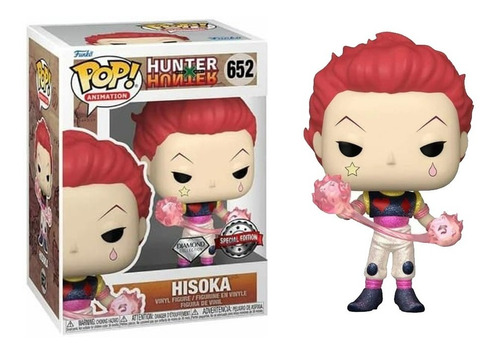 Funko Pop Hisoka #652 Exclusivo Diamond Glitter