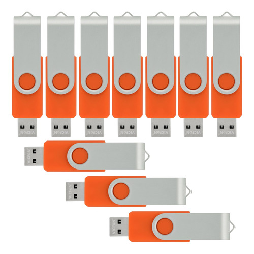 Vicfun Paquete De 10 Unidades Flash Usb De 8 Gb Usb 2.0 Unid