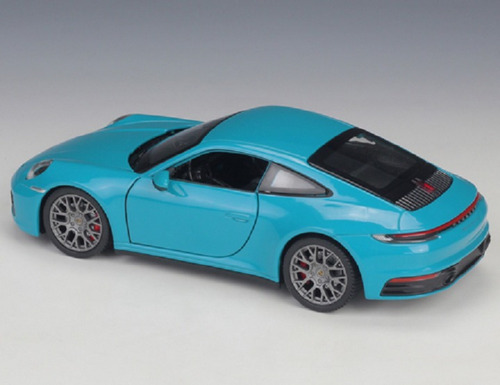 Welly 1:24 Porsche 911 Carrera 4s Azul Fundido A Presión Mod