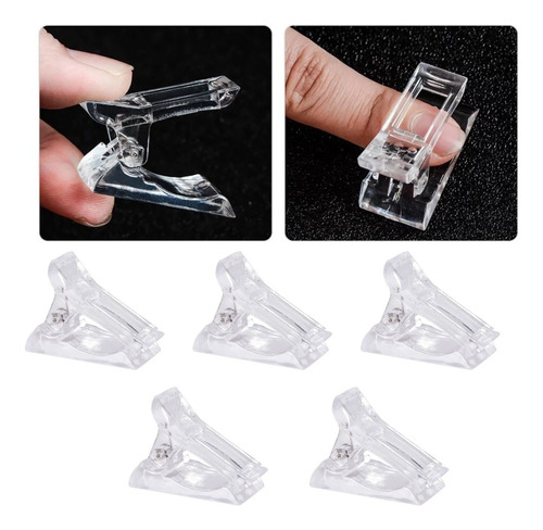 Pinzas Para Polygel O Clips Para Moldes Dual System En Pack