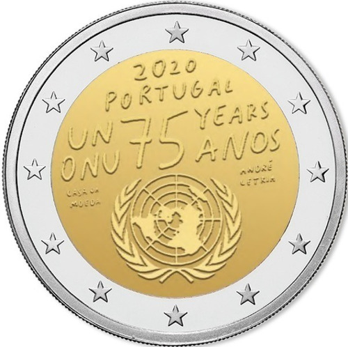 Portugal 2020 - Nações Unidas - 2 Euros Comemorativo - F C