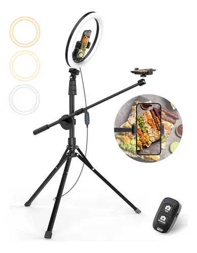 Luz De Anel Ubeesize De 12  Com Tripé Para Fotografia 127v Preto ...