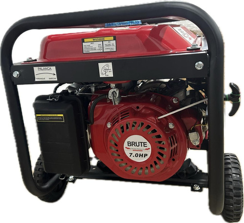 Grupo Electrógeno Manual Brute 7hp 3.2kva 4 Tiempos C/ruedas