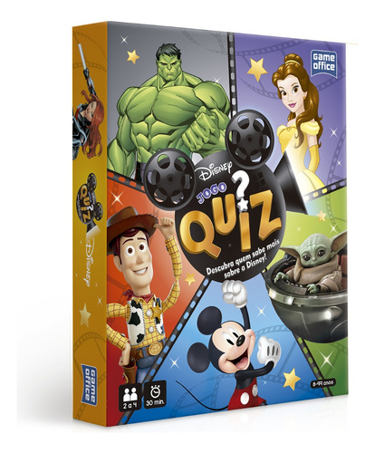 Jogo Quiz Da Disney - Game Office - Toyster