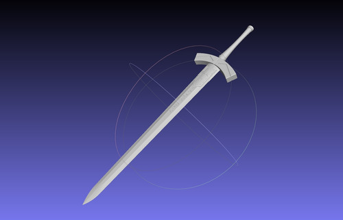 Sable Del Destino Espada Excalibur Montaje Im- Arte Plastico