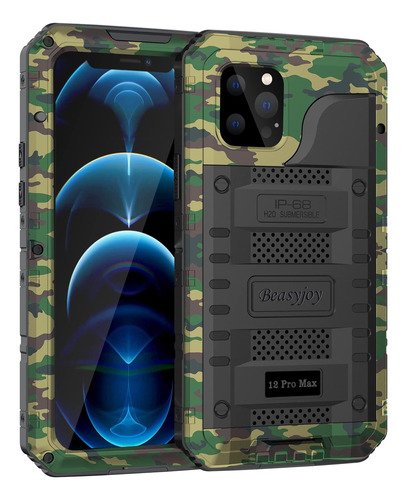 Funda Beasyjoy Para iPhone 12 Pro Max Camo