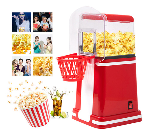 Máquina De Palomitas Eléctrica Para Hacer Palomitas Popcorn