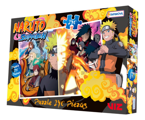 Puzzle 240 Pzas Naruto Shippuden Rompecabezas Tapi Puzzle