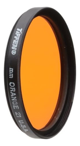 Filtro De Camara Tiffen 52mm Naranja 21 Para Imagenes Byn