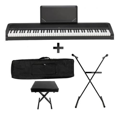 Piano Eléctrico Korg B2n + Soporte + Funda + Banqueta