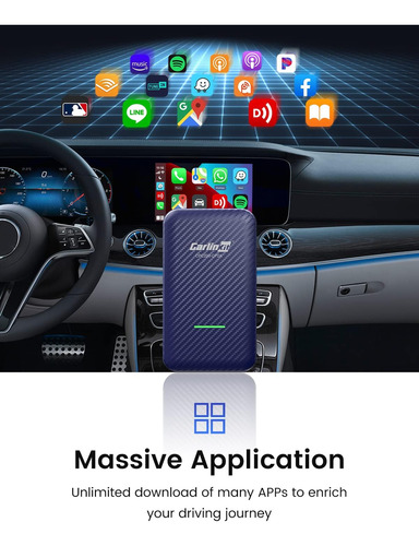 Carlinkit Adaptador Inalámbrico Para Carplay Androidauto