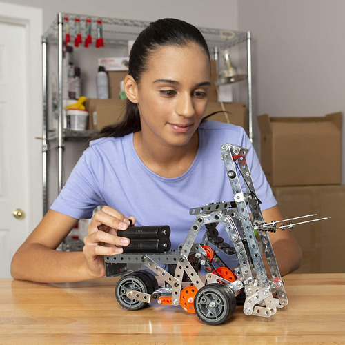 Juego De Construcción Motorizado Meccano, 25 En 1, 638 Pzs