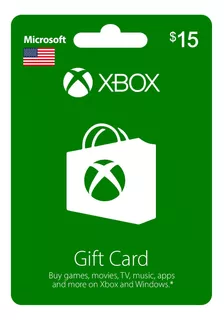 Xbox Gift Card 15 Dlls