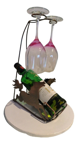 Imagen 5 de 7 de Porta Vino Con Porta Copas