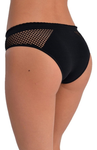 Bombacha Vedetina Pack X2 Mora 1828 De Lycra Calada