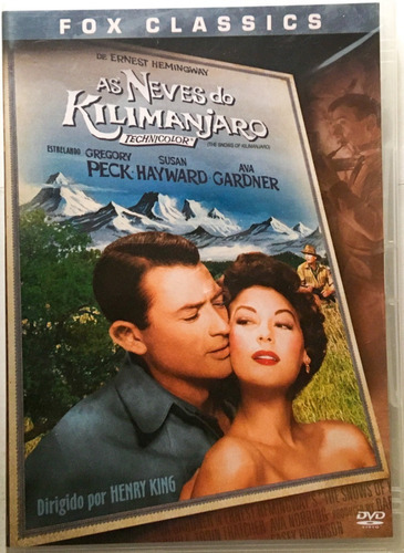 Dvd As Neves Do Kilimanjaro Gregory Peck Ava Gardner Lacrado