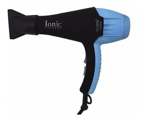 Secador de cabelo Prosper Ionic Systems P-6800 preto e azul 110V