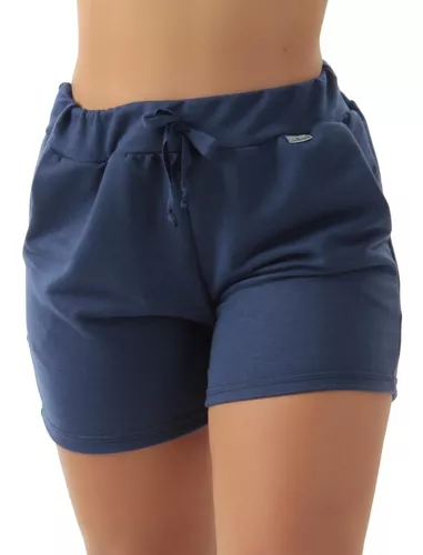 Kit 2 Short Moletinho Feminino Click Conforto