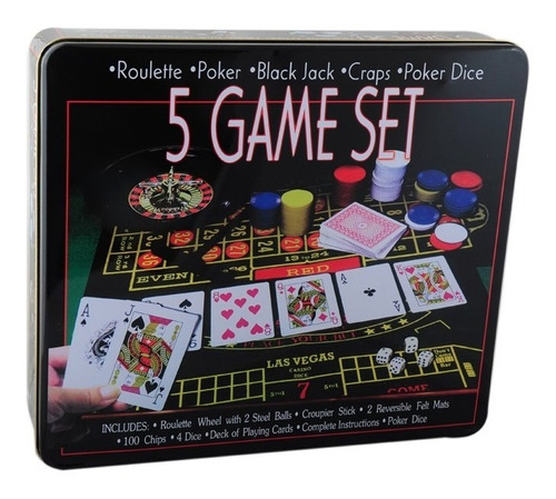 5 Juegos Casino Ruleta Poker Blackjack Poker Dados