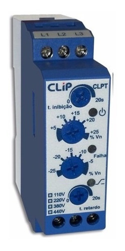 Monitor De Tensão Trifásico Clip Clpt 220v