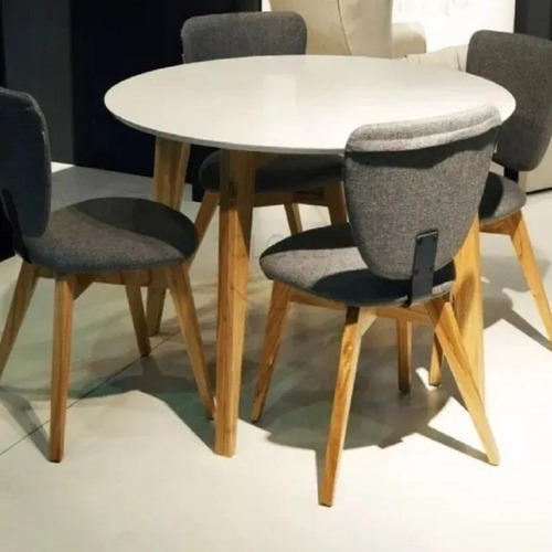 Imagen 1 de 2 de Mesa Pampa Fija Redonda Cocina Comedor 115cm