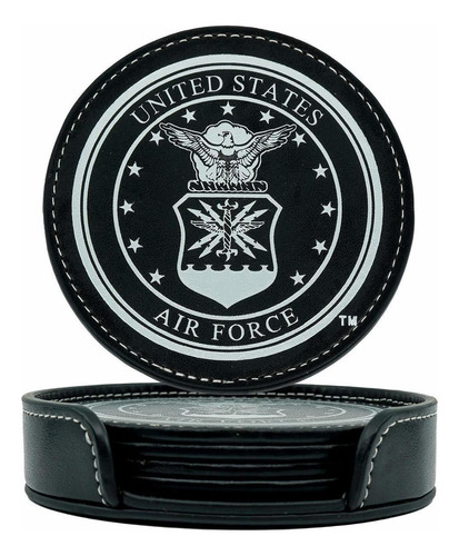 Air Force Coasters Set 4 Usa Drink Coasters For Home, Bar