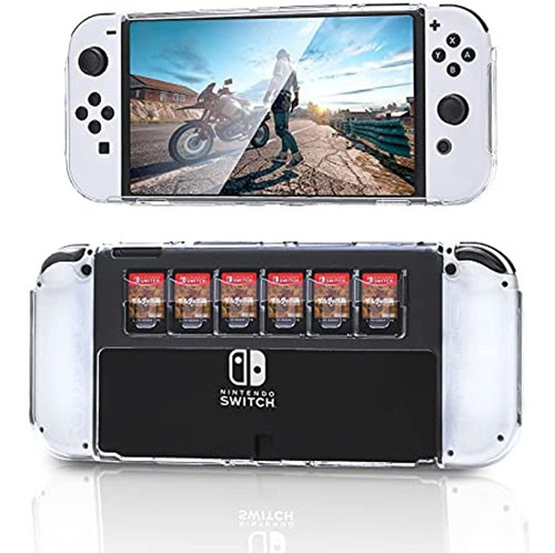 Switch Oled Protective Case, Clear Switch Oled Case Cover Co