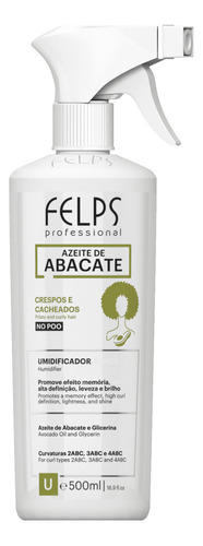 Felps Umidificador De Cachos Azeite De Abacate 500ml