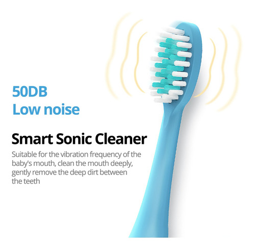 Imagen 10 de 10 de Cepillo Dental Para Niños Eléctrico Usb: Divertido, Alegre