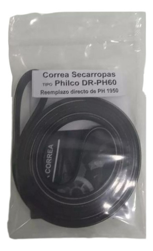 Correa Secarropas Philco Dr-ph60 Importada Reemplaza Ph1950