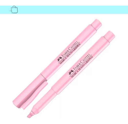 Marca Texto Tons Pastel Rosa Grifpen Faber-castell