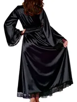 Comprar Roupa De Dormir Feminina, Quimono De Seda Comprida, Roupão D