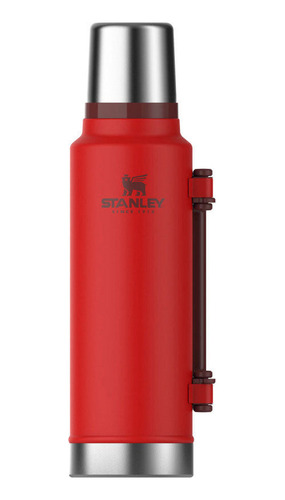 Termo Clasico Stanley 1.4 Lt Asa Plegable Acero Inoxidable