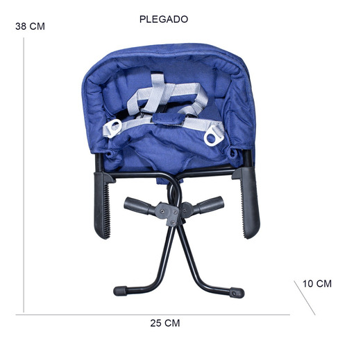 Mesa Portátil Para Bebe Azul Azul Azul