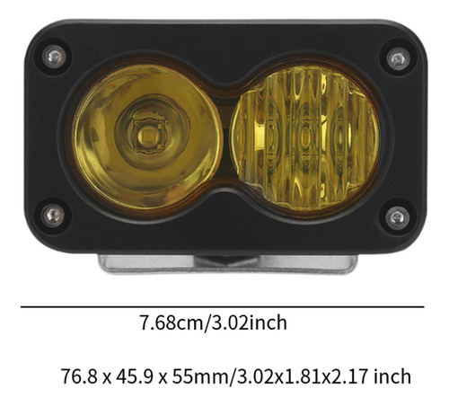 Luz De Conducción Universal De Reemplazo Resistente Blanco
