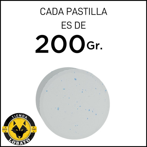 Imagen 5 de 10 de Pastillas Cloro Triple Accion Multiaccion 200gr 10kg Vulcano