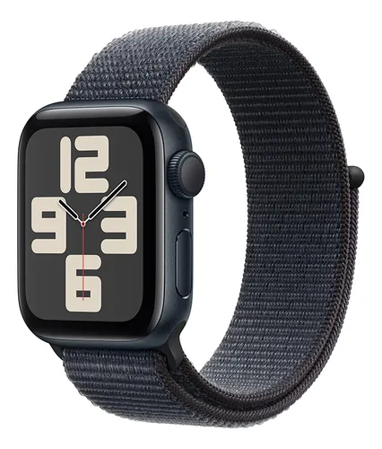Apple Watch SE GPS • Caja de aluminio color medianoche de 40 mm • Correa loop deportiva color tinta - Distribuidor Autorizado
