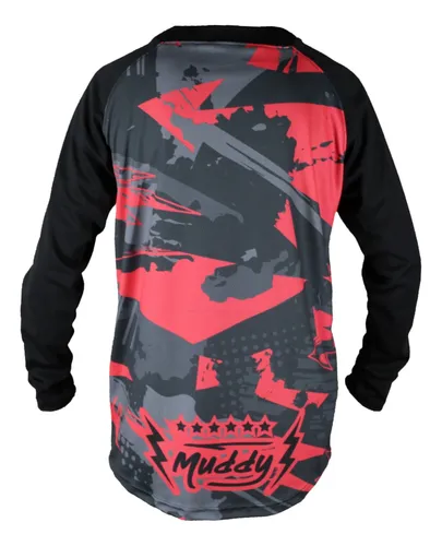 Jersey Ciclismo Muddy Mtb Xc Enduro Downhill Motocross J08