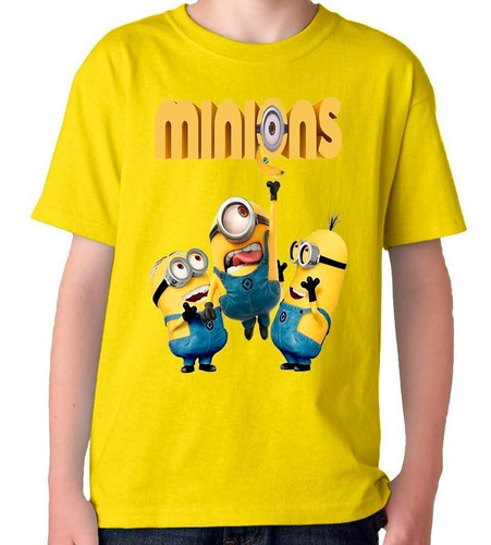 Remera  Camiseta Algodon Minions  Para Adulto Varios Diseños