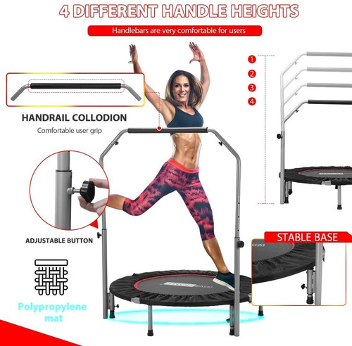 Imagen 4 de 4 de Trampolin 40 PLG Con Agarre
