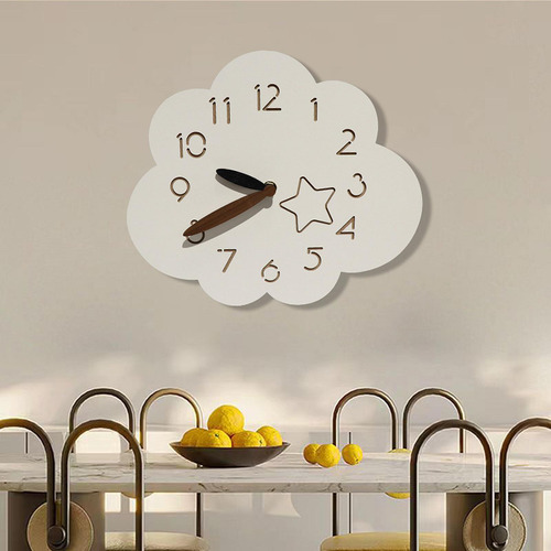 Reloj De Pared Con Diseño De, Con Patrón De Estrellas
