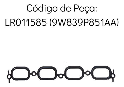 Junta Coletor Admissão Ld Dir Range Rover Sport E Velar 5.0