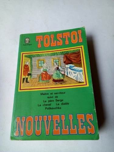 Libro En Francés Tolstoi Nouvelles Cuidado Antiguo 1967