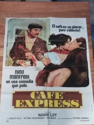 Poster Afiche Cine Cafe Express Único 100% Original