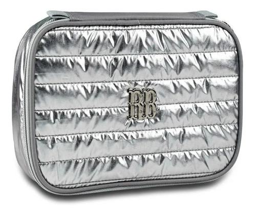 Imagem 4 de 5 de Kit Mochila Escolar Metalizada Rebecca Bonbon Rodinhas Rb G