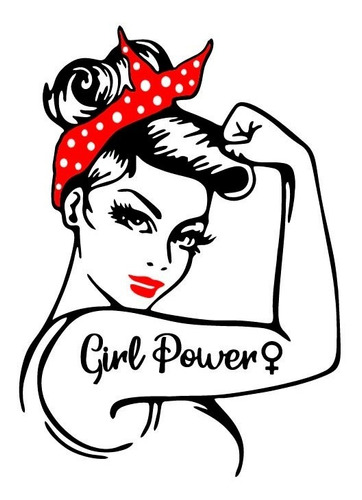 Vinilo De Pared Girl Power We Can Do It Style Decal